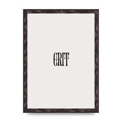 Grit Inspirational Quote Art For The Home - A3 framed