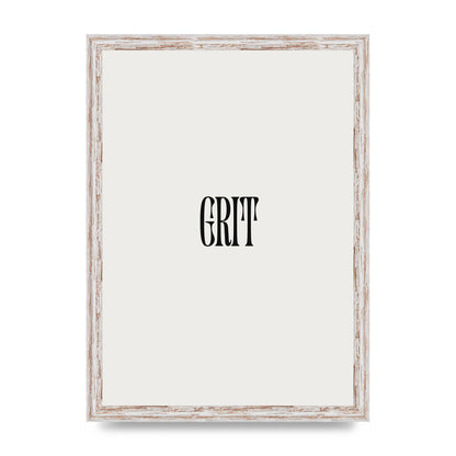 Grit Inspirational Quote Art For The Home - A3 framed