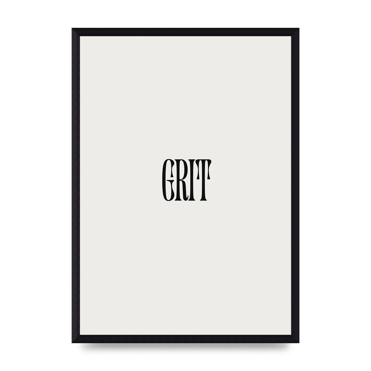 Grit Inspirational Quote Art For The Home - A3 framed