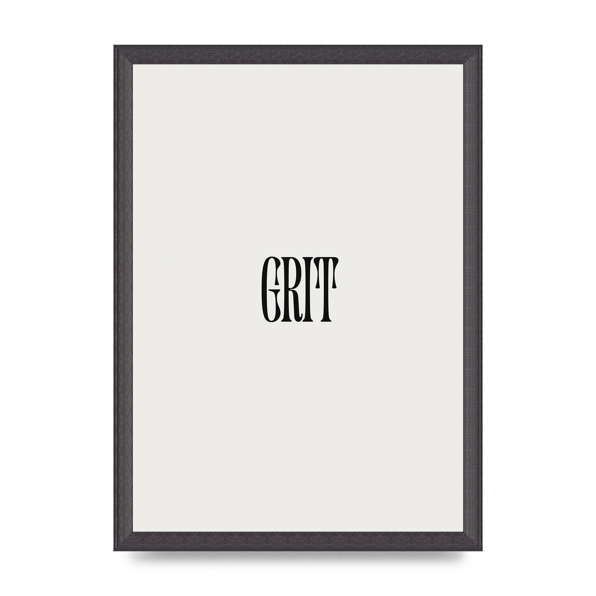 Grit Inspirational Quote Art For The Home - A3 framed