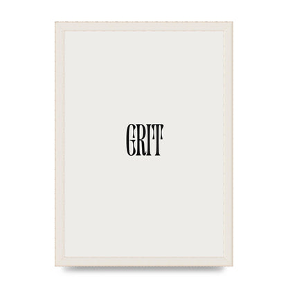 Grit Inspirational Quote Art For The Home - A3 framed