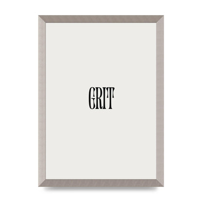 Grit Inspirational Quote Art For The Home - A3 framed
