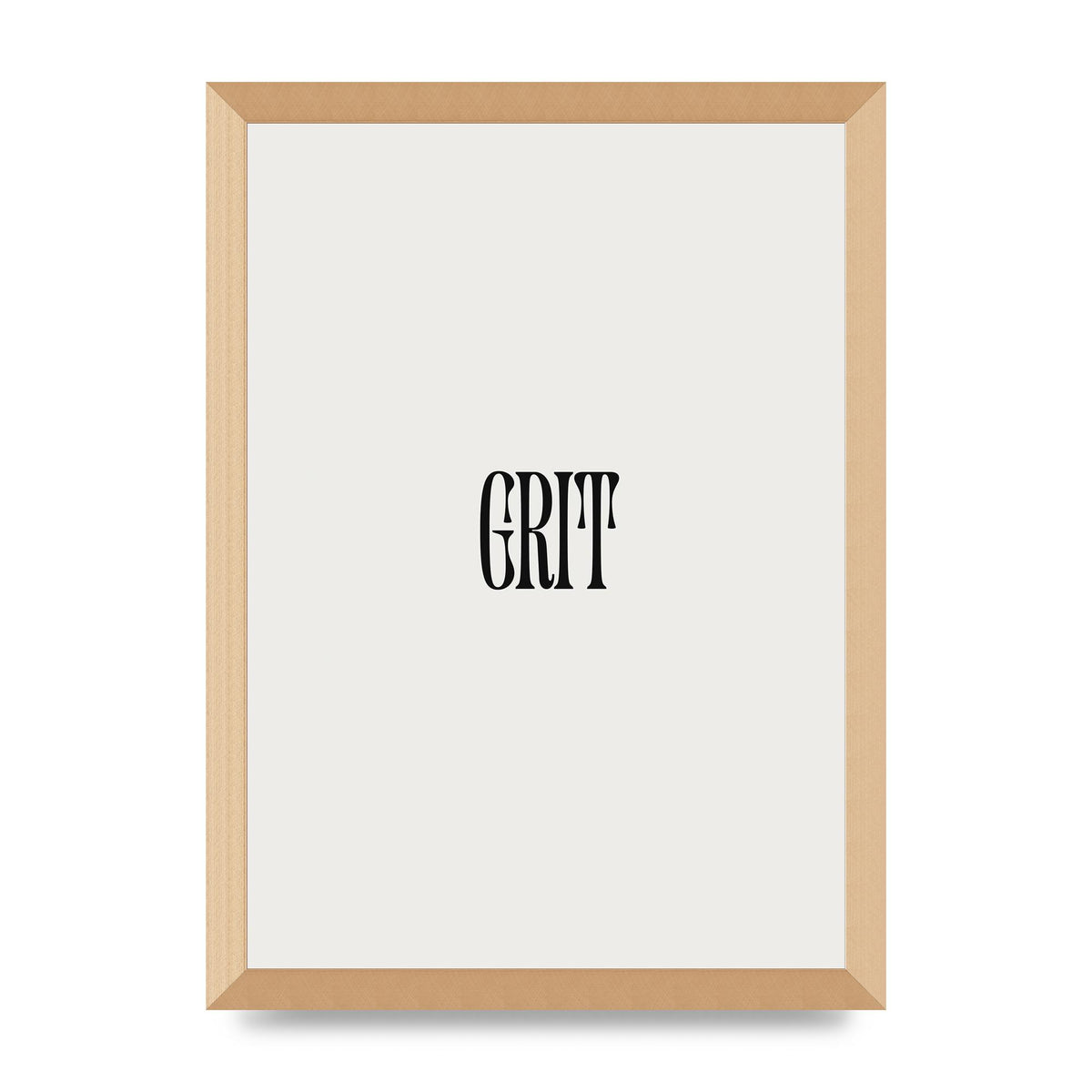 Grit Inspirational Quote Art For The Home - A3 framed