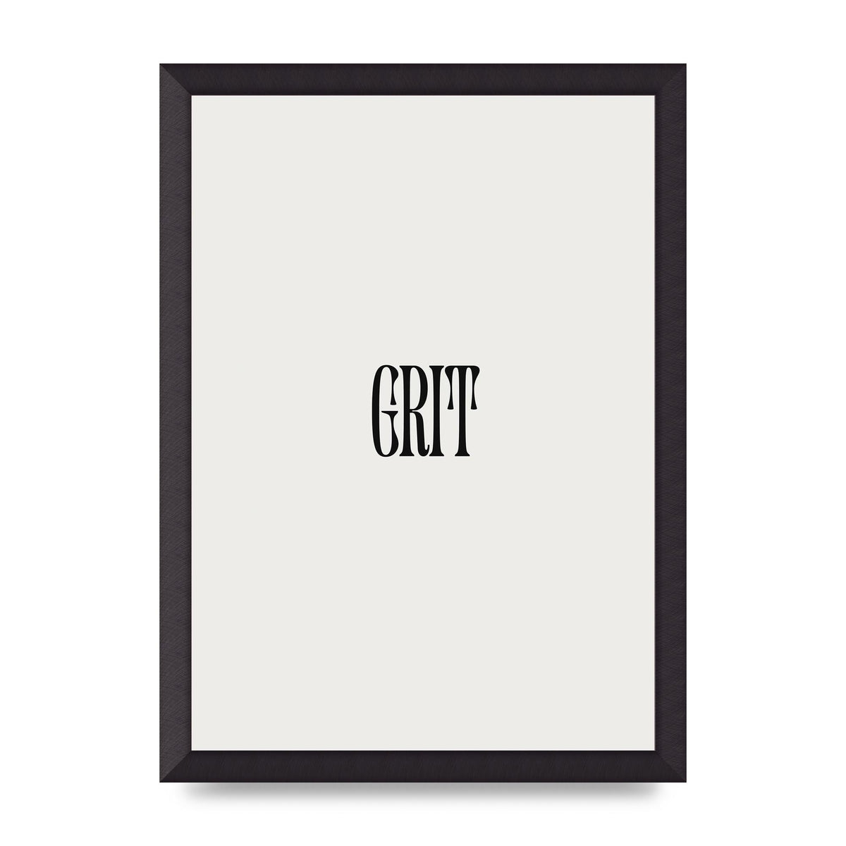 Grit Inspirational Quote Art For The Home - A3 framed