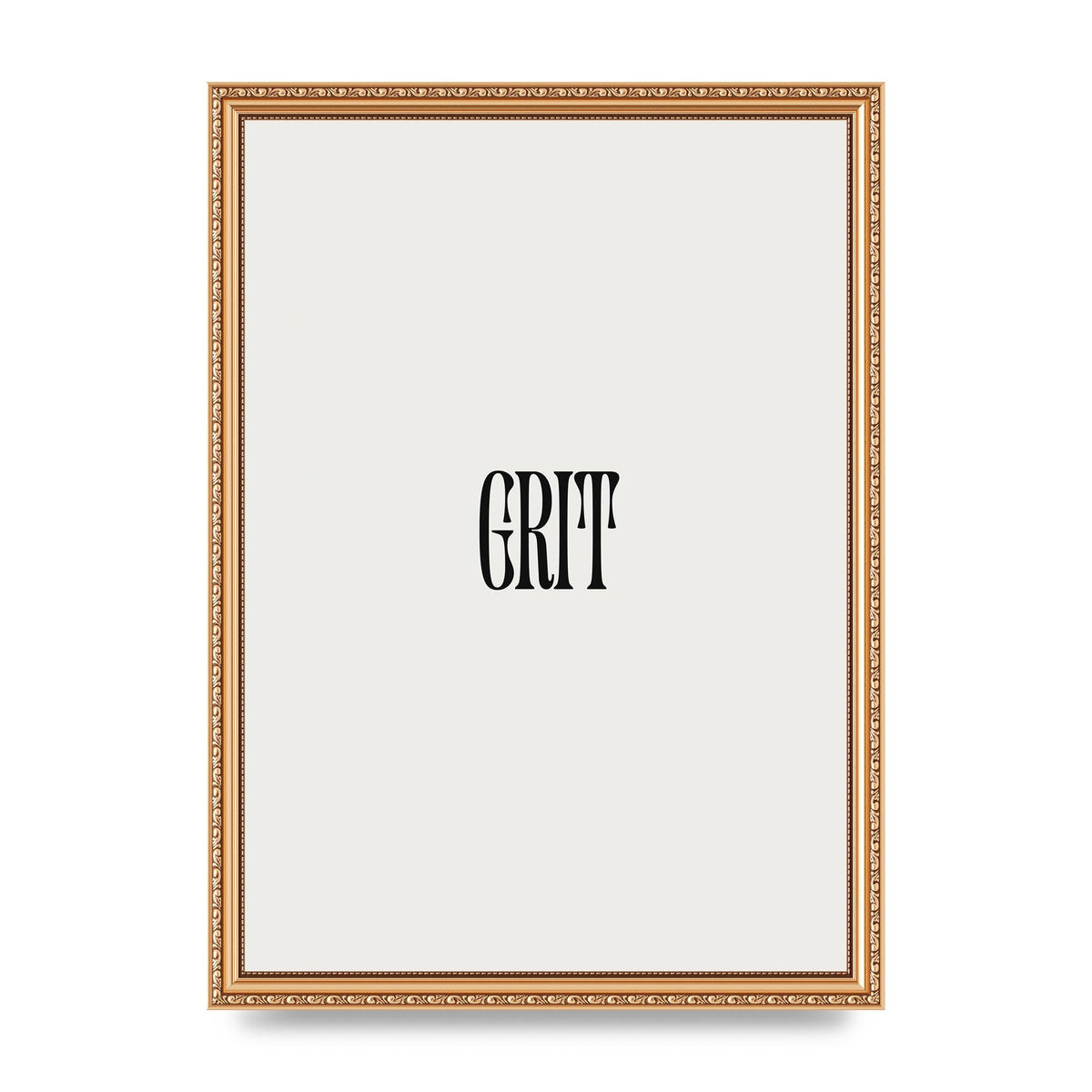 Grit Inspirational Quote Art For The Home - A3 framed