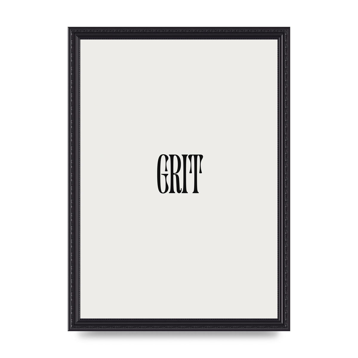 Grit Inspirational Quote Art For The Home - A3 framed