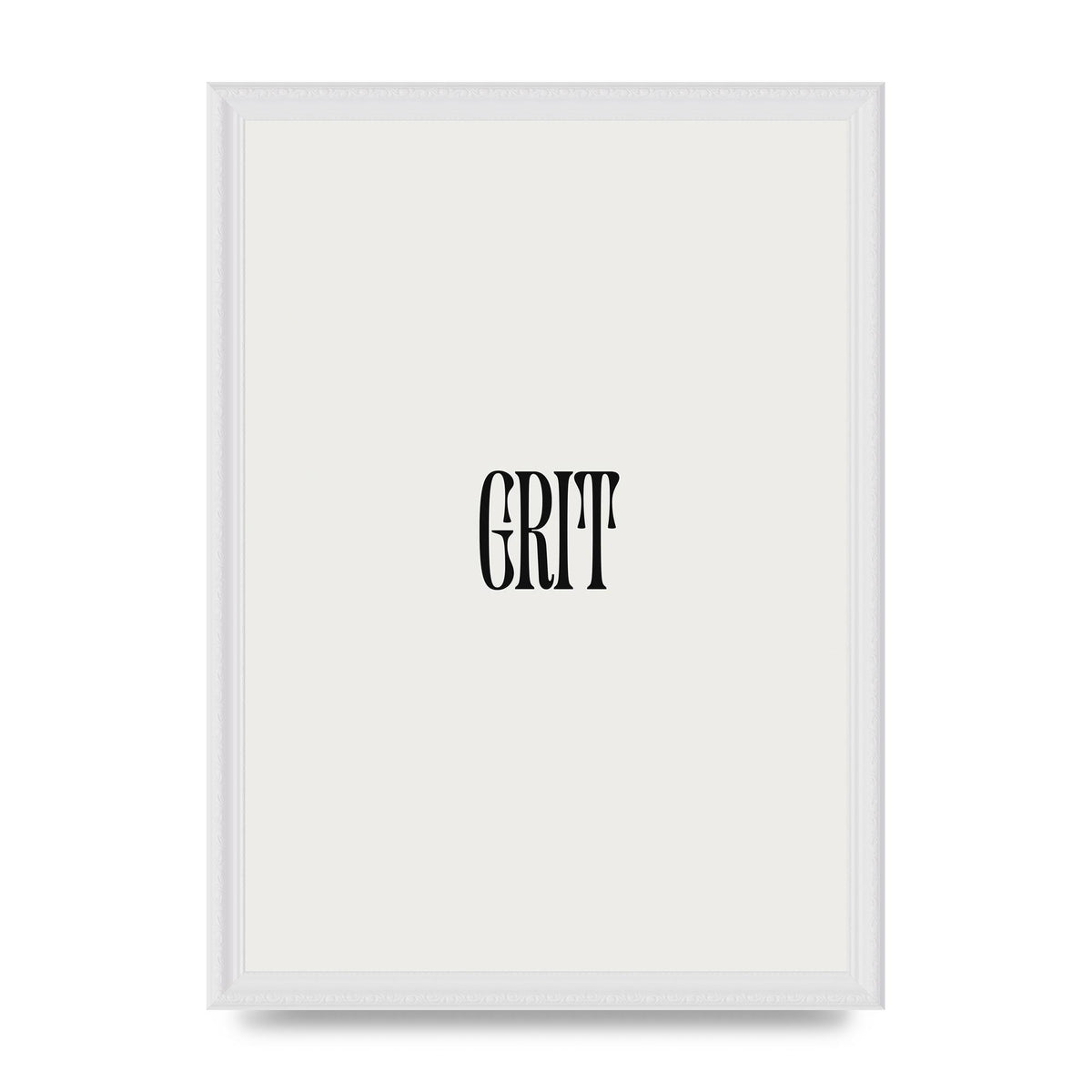 Grit Inspirational Quote Art For The Home - A3 framed