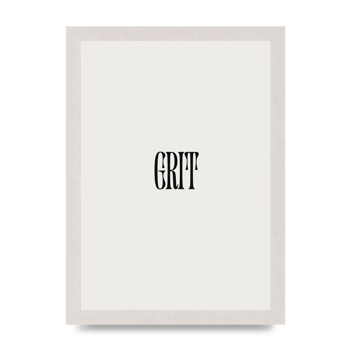 Grit Inspirational Quote Art For The Home - A4 framed