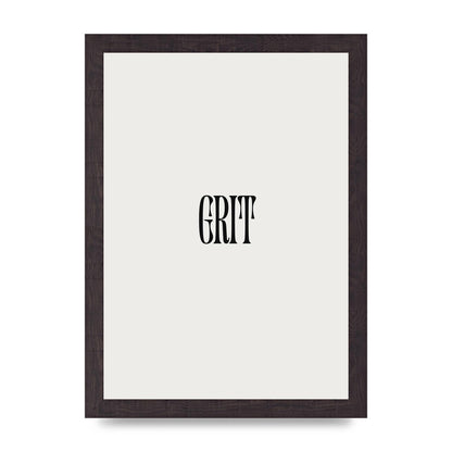 Grit Inspirational Quote Art For The Home - A4 framed