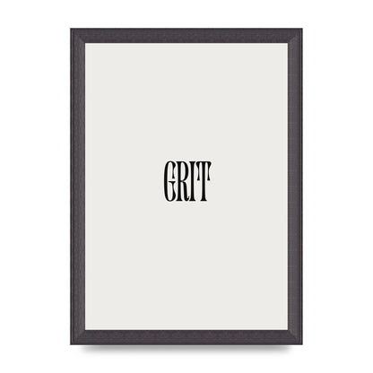 Grit Inspirational Quote Art For The Home - A4 framed