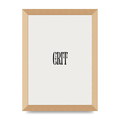 Grit Inspirational Quote Art For The Home - A4 framed
