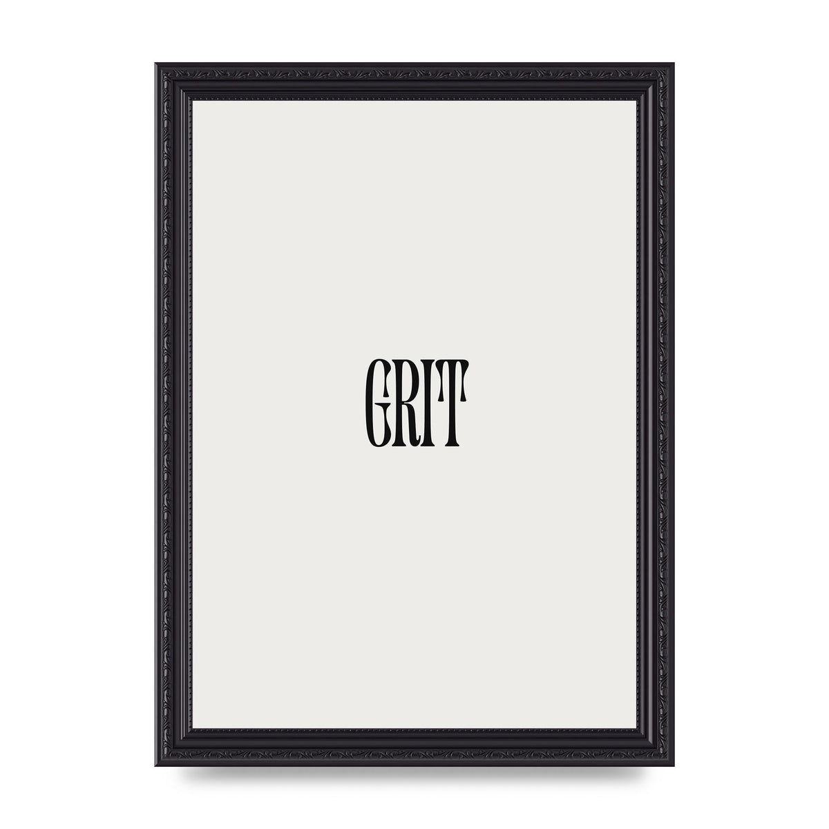 Grit Inspirational Quote Art For The Home - A4 framed