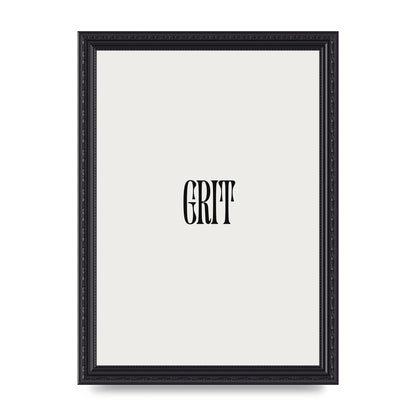 Grit Inspirational Quote Art For The Home - A4 framed
