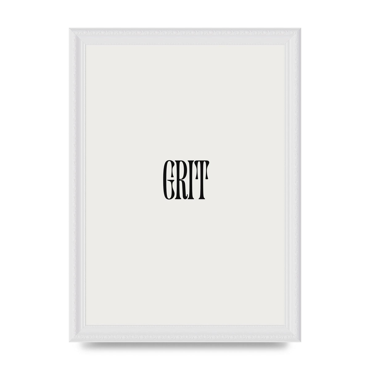 Grit Inspirational Quote Art For The Home - A4 framed