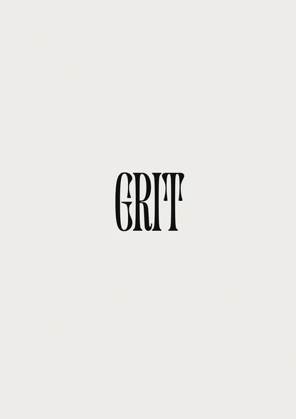 Grit Inspirational Quote Art For The Home - detail