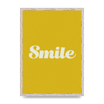 Smile Script Art For The Home - A2 framed