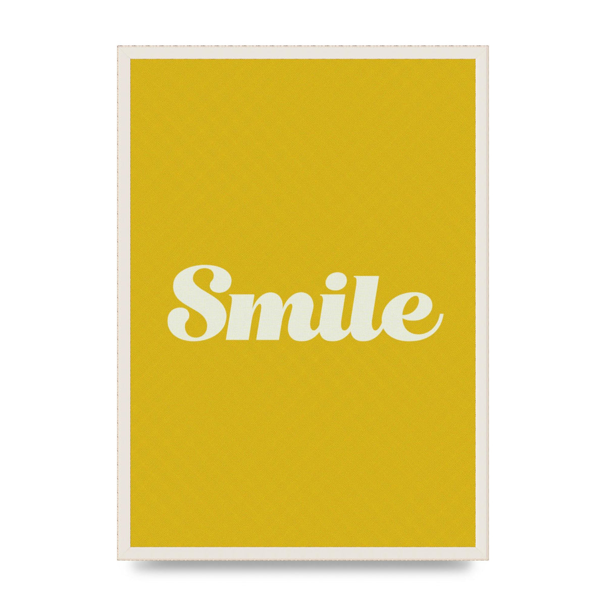 Smile Script Art For The Home - A2 framed