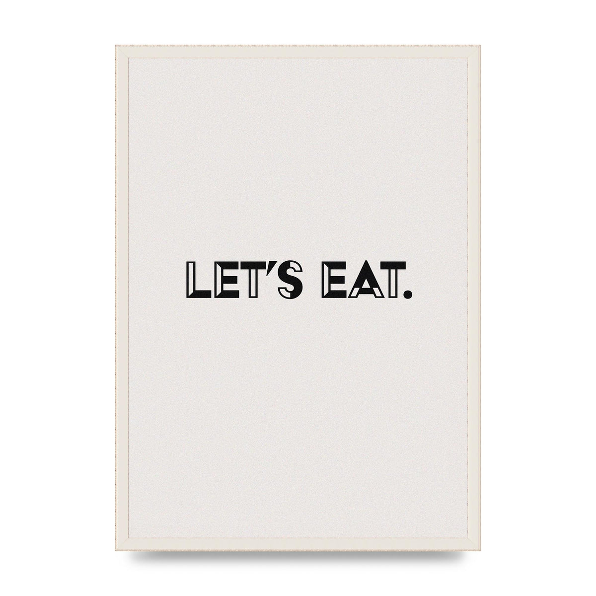Lets Eat Kitchen" Wall Art - A2 framed