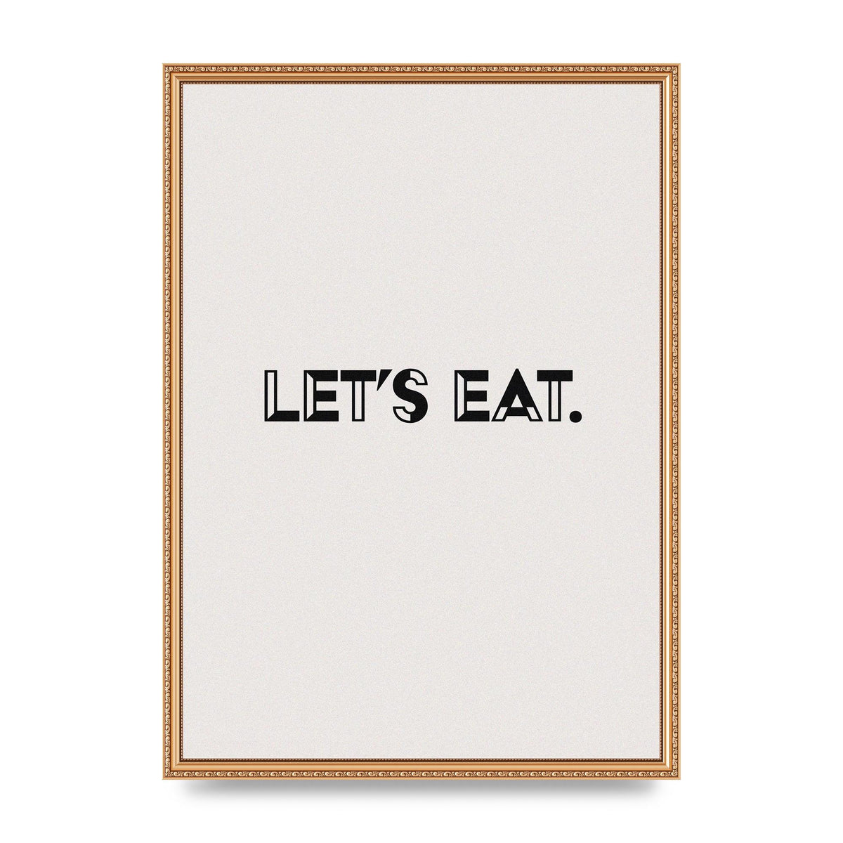 Lets Eat Kitchen" Wall Art - A2 framed