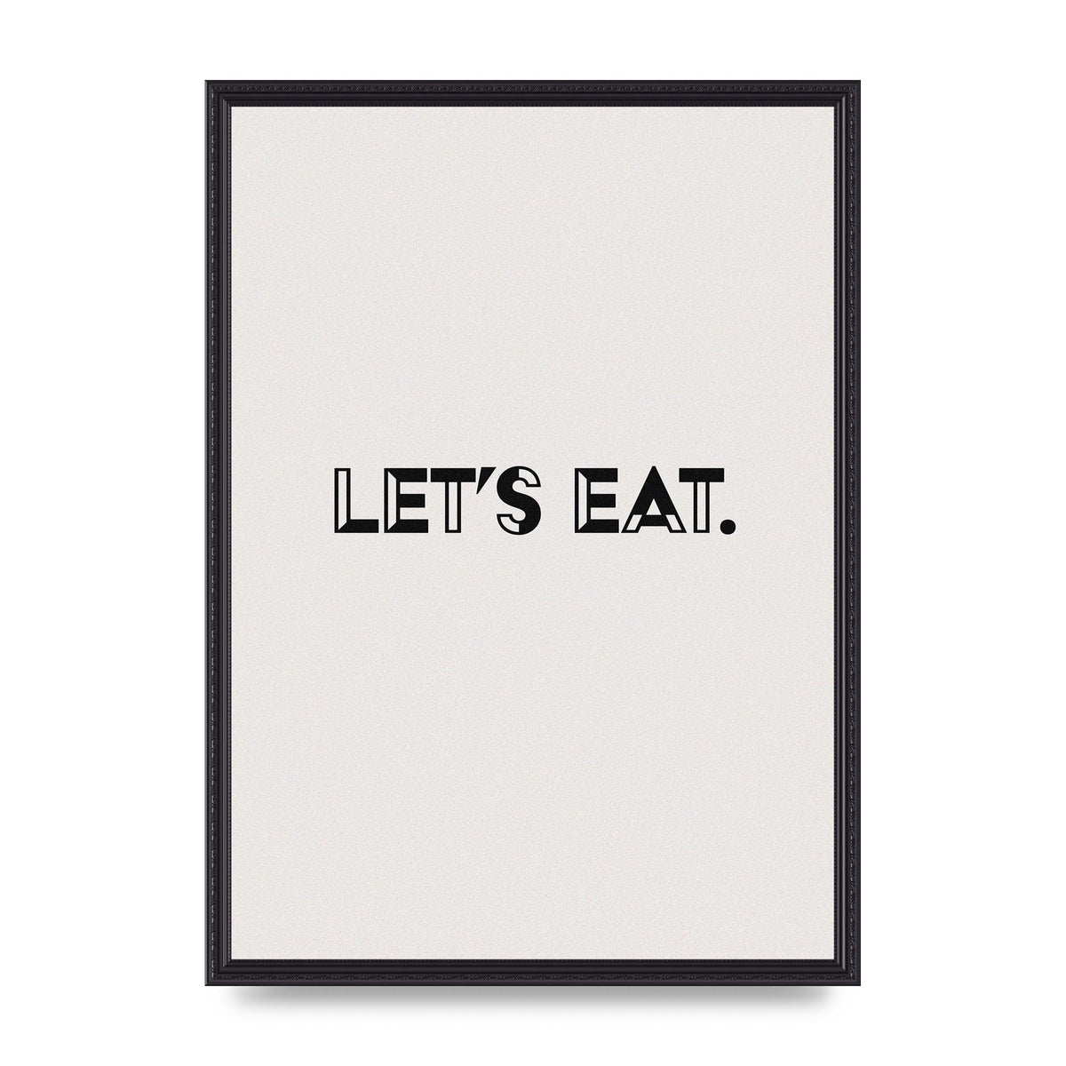 Lets Eat Kitchen" Wall Art - A2 framed