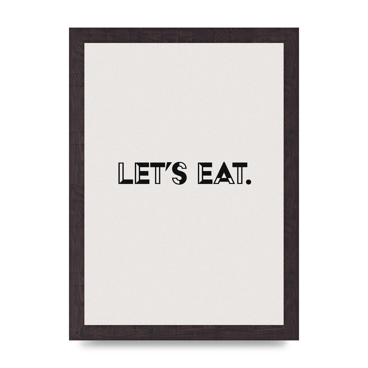 Lets Eat Kitchen" Wall Art - A4 framed