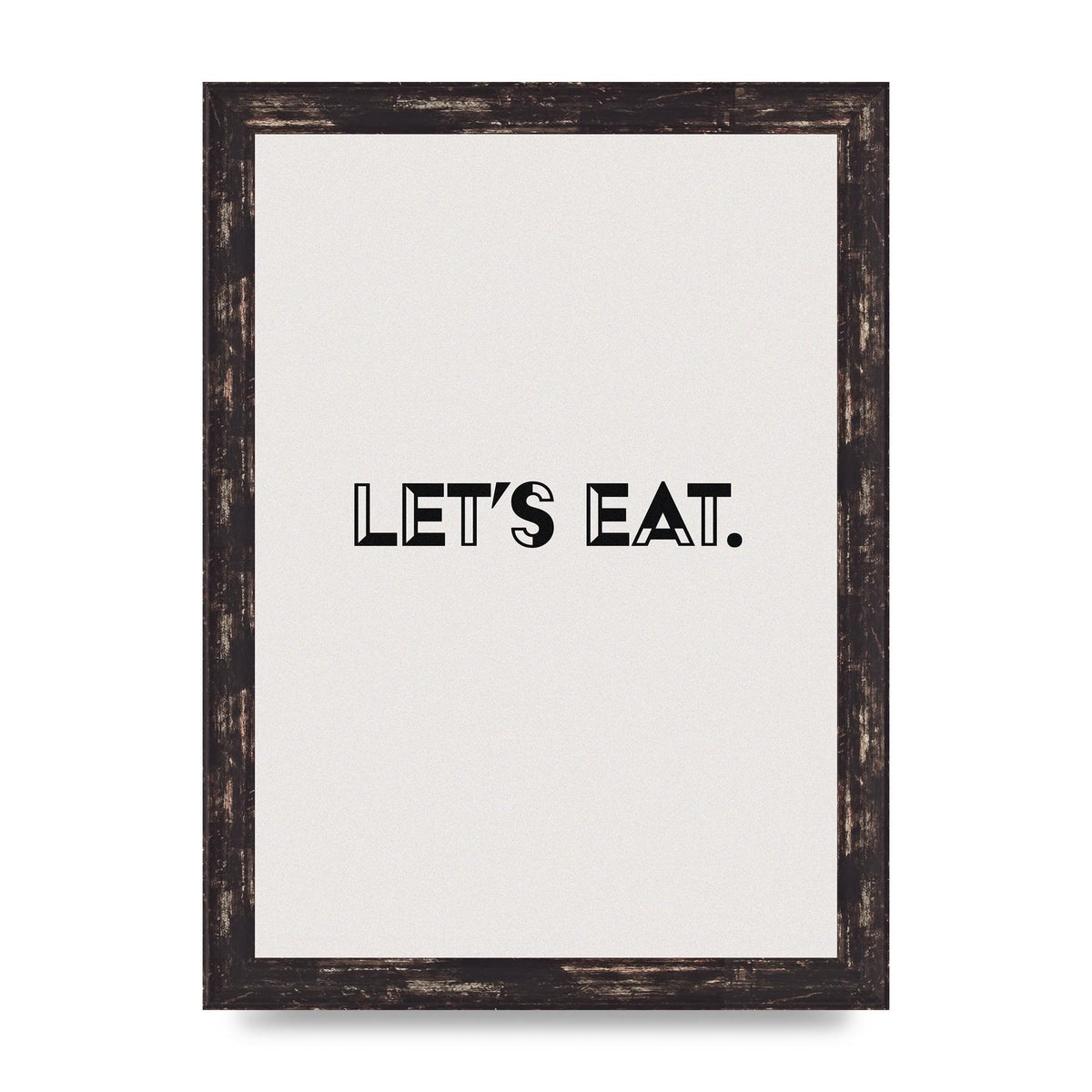 Lets Eat Kitchen" Wall Art - A4 framed