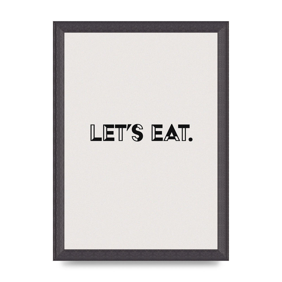 Lets Eat Kitchen" Wall Art - A4 framed