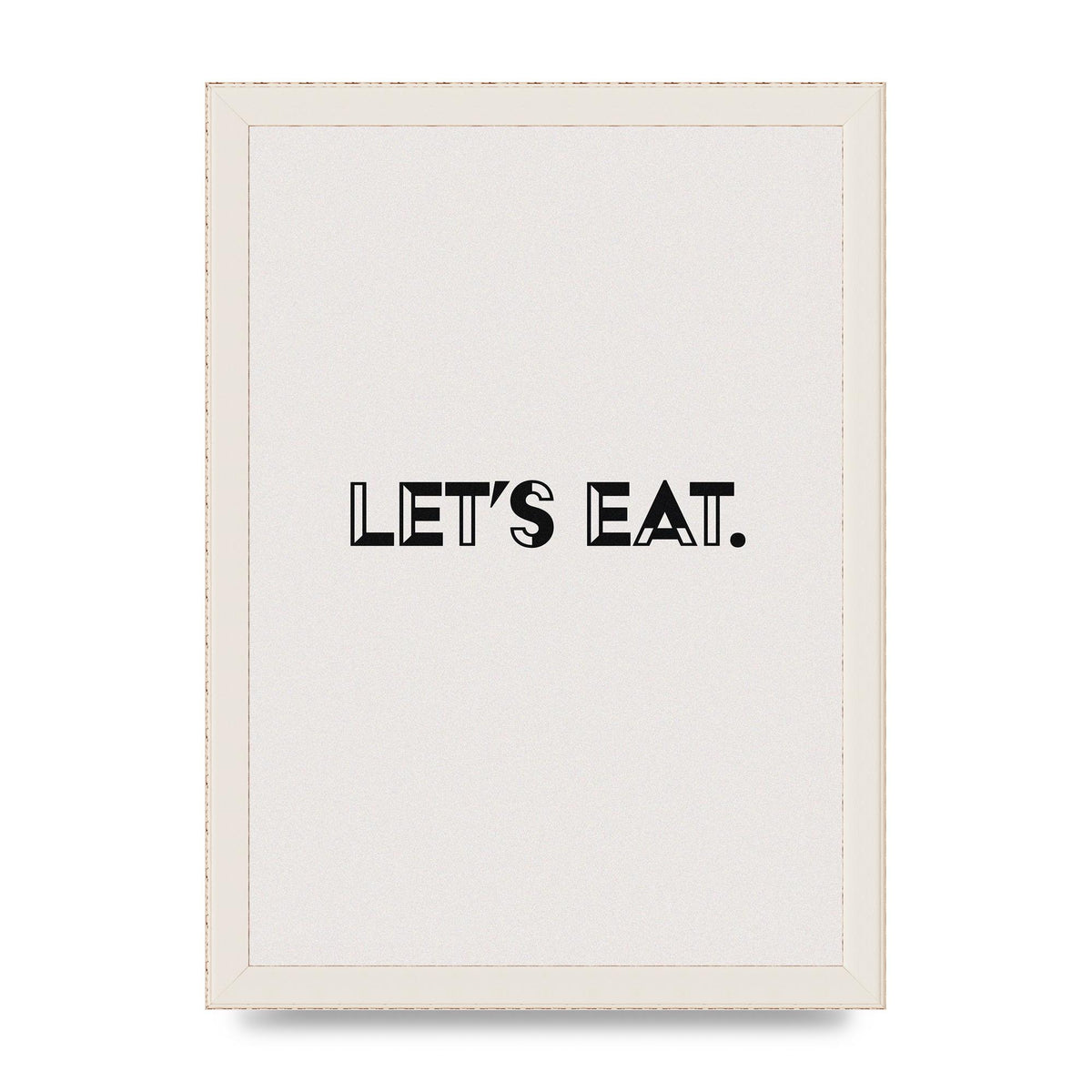 Lets Eat Kitchen" Wall Art - A4 framed