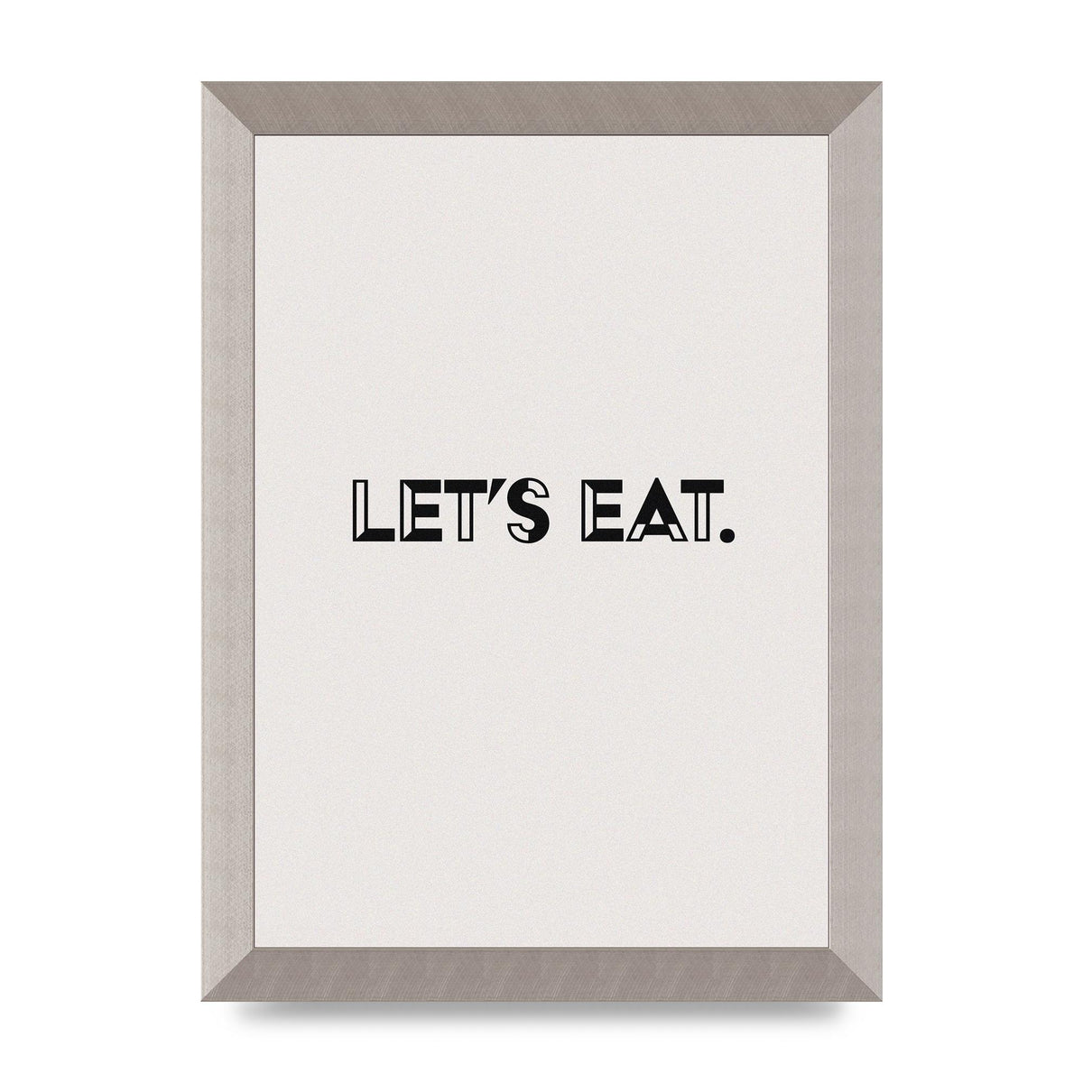 Lets Eat Kitchen" Wall Art - A4 framed