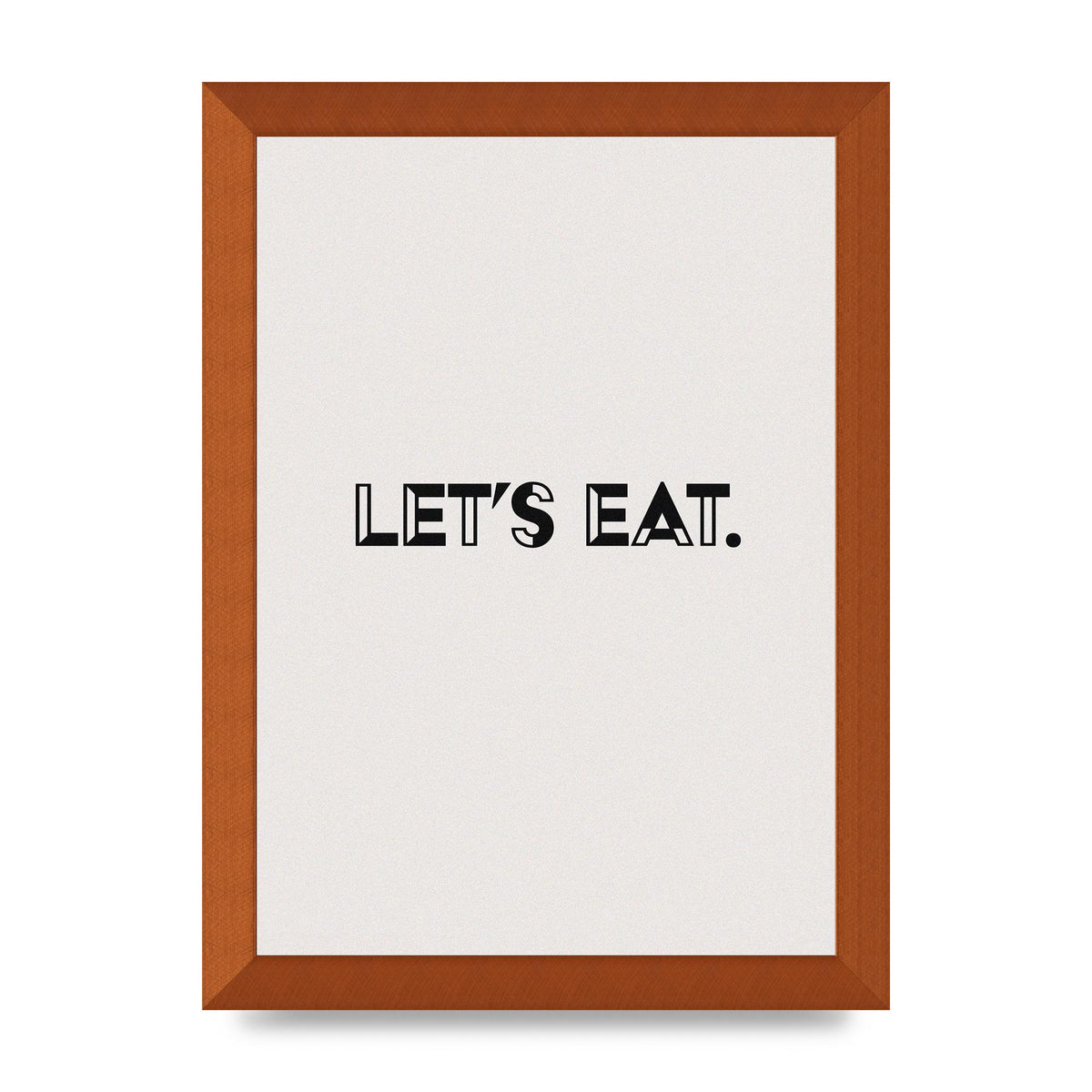 Lets Eat Kitchen" Wall Art - A4 framed