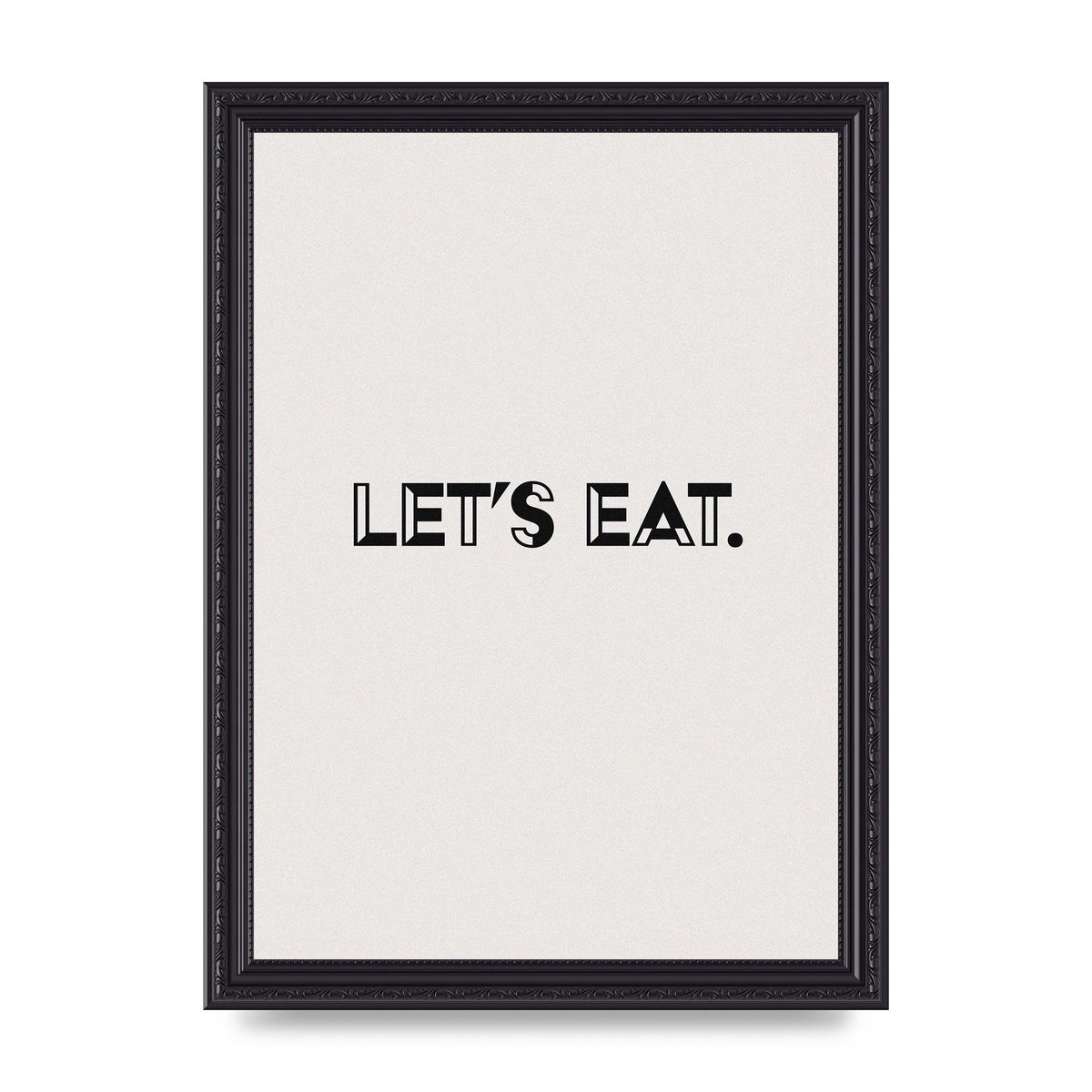 Lets Eat Kitchen" Wall Art - A4 framed