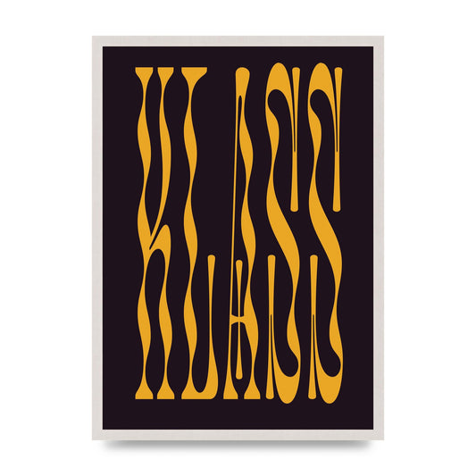 Klass Bold Wall Art - A2 framed