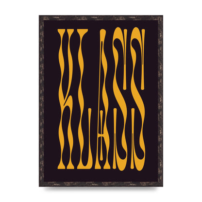 Klass Bold Wall Art - A2 framed