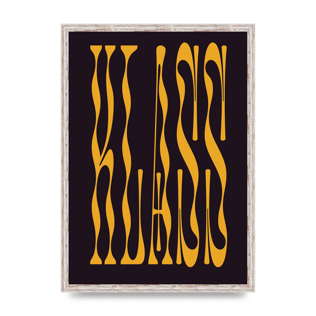 Klass Bold Wall Art - A2 framed