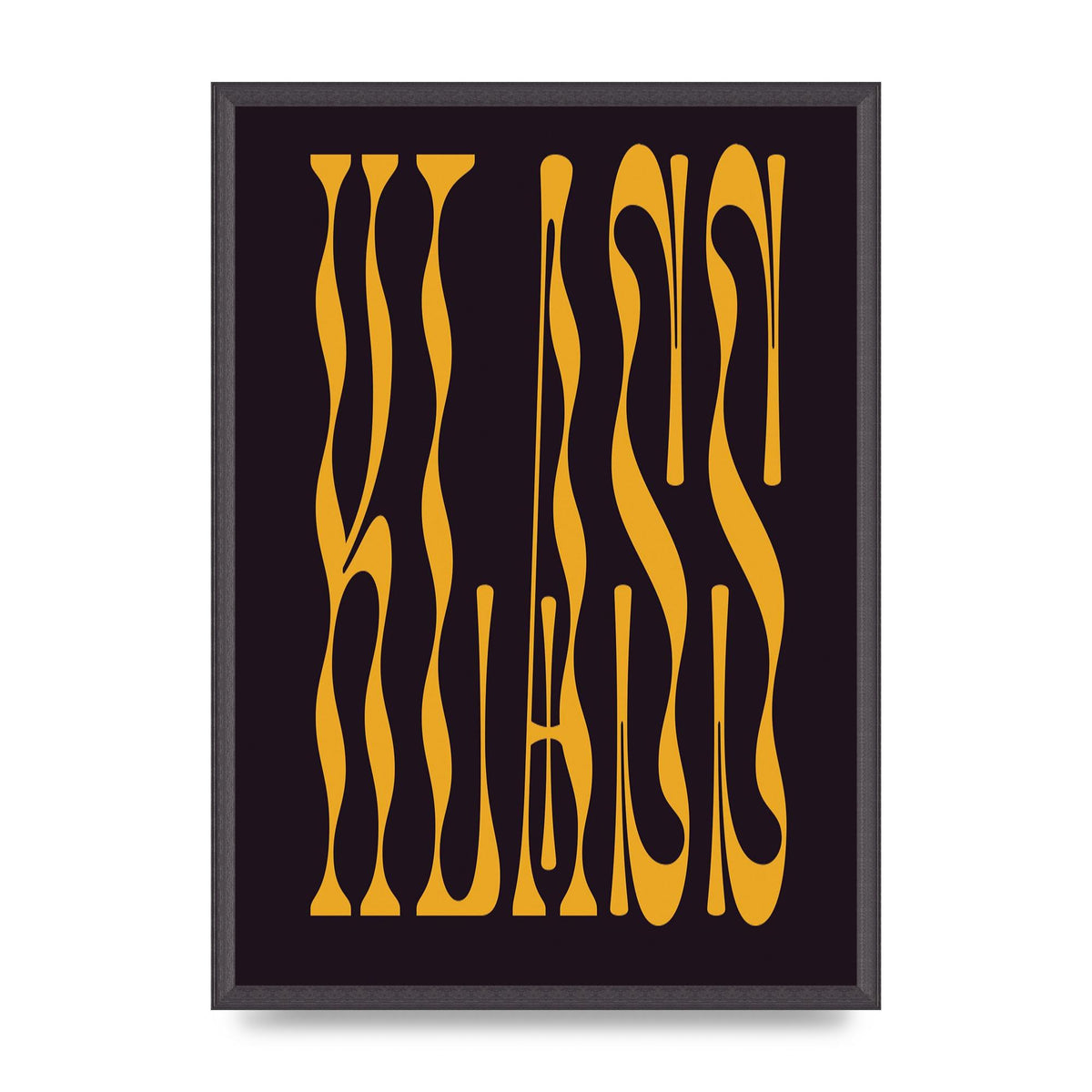 Klass Bold Wall Art - A2 framed