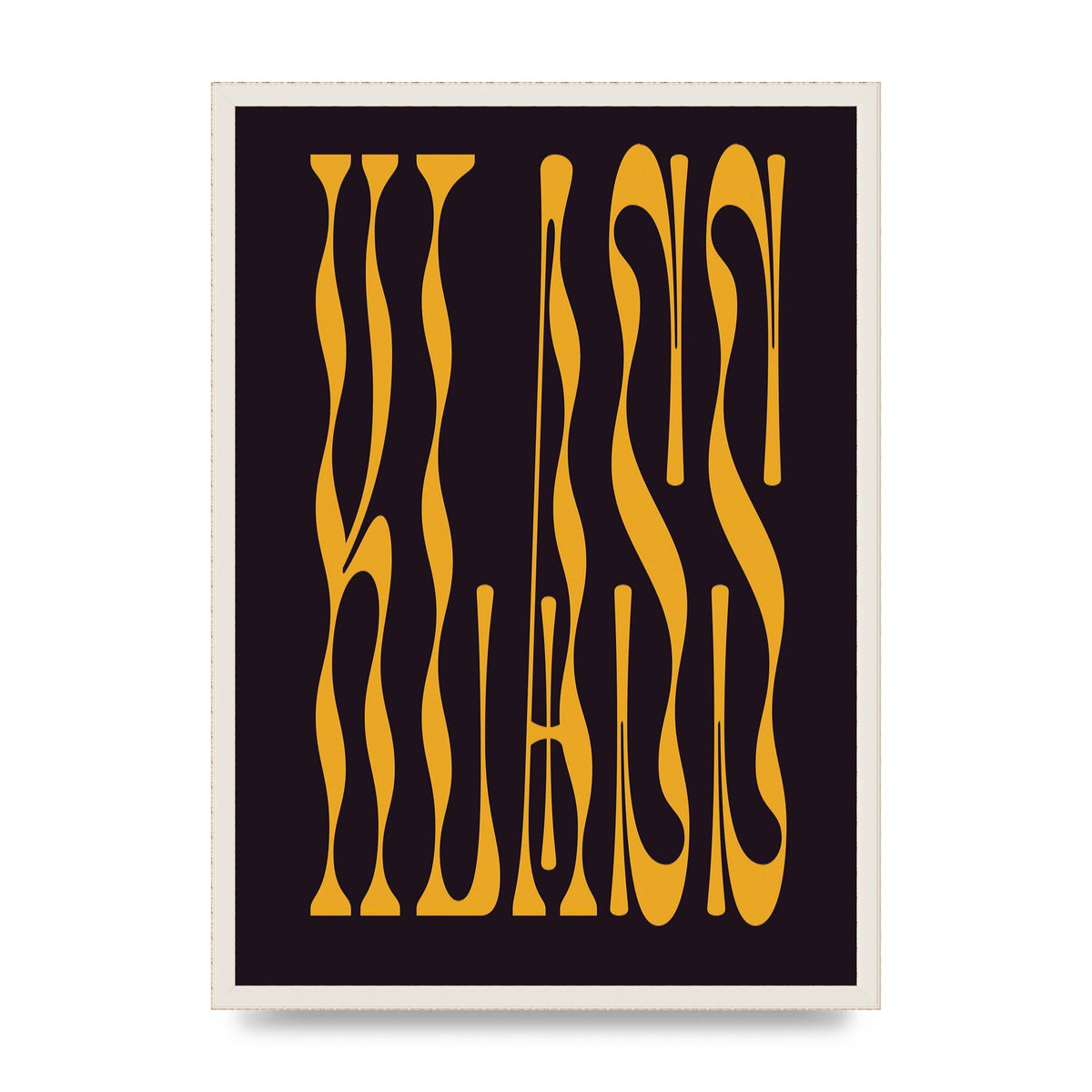 Klass Bold Wall Art - A2 framed
