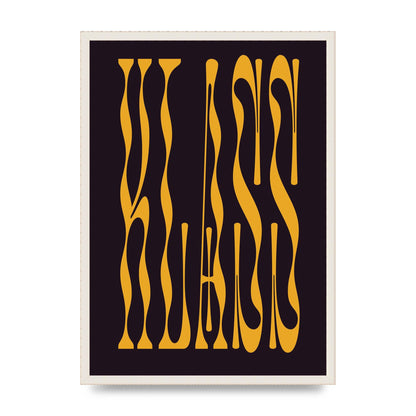 Klass Bold Wall Art - A2 framed