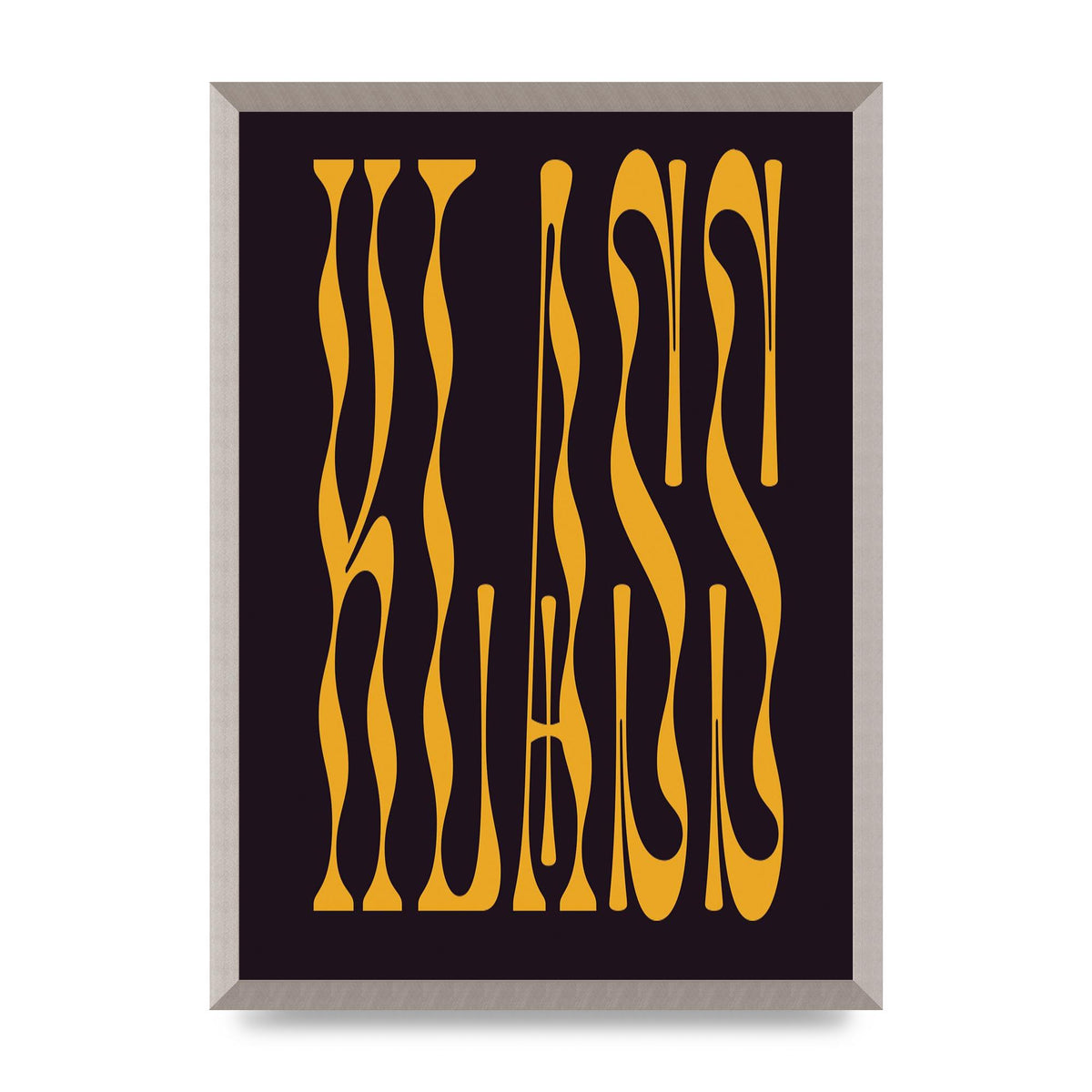 Klass Bold Wall Art - A2 framed