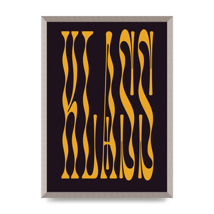 Klass Bold Wall Art - A2 framed