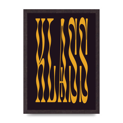 Klass Bold Wall Art - A3 framed