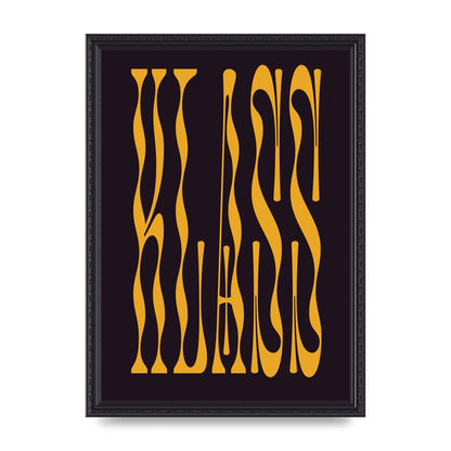Klass Bold Wall Art - A3 framed