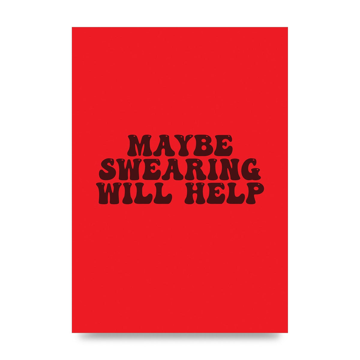Swearing Joke" Art For The Home - unframed print