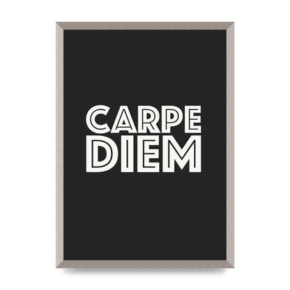Carpe Diem Dark Grey" Art For The Home - A2 framed