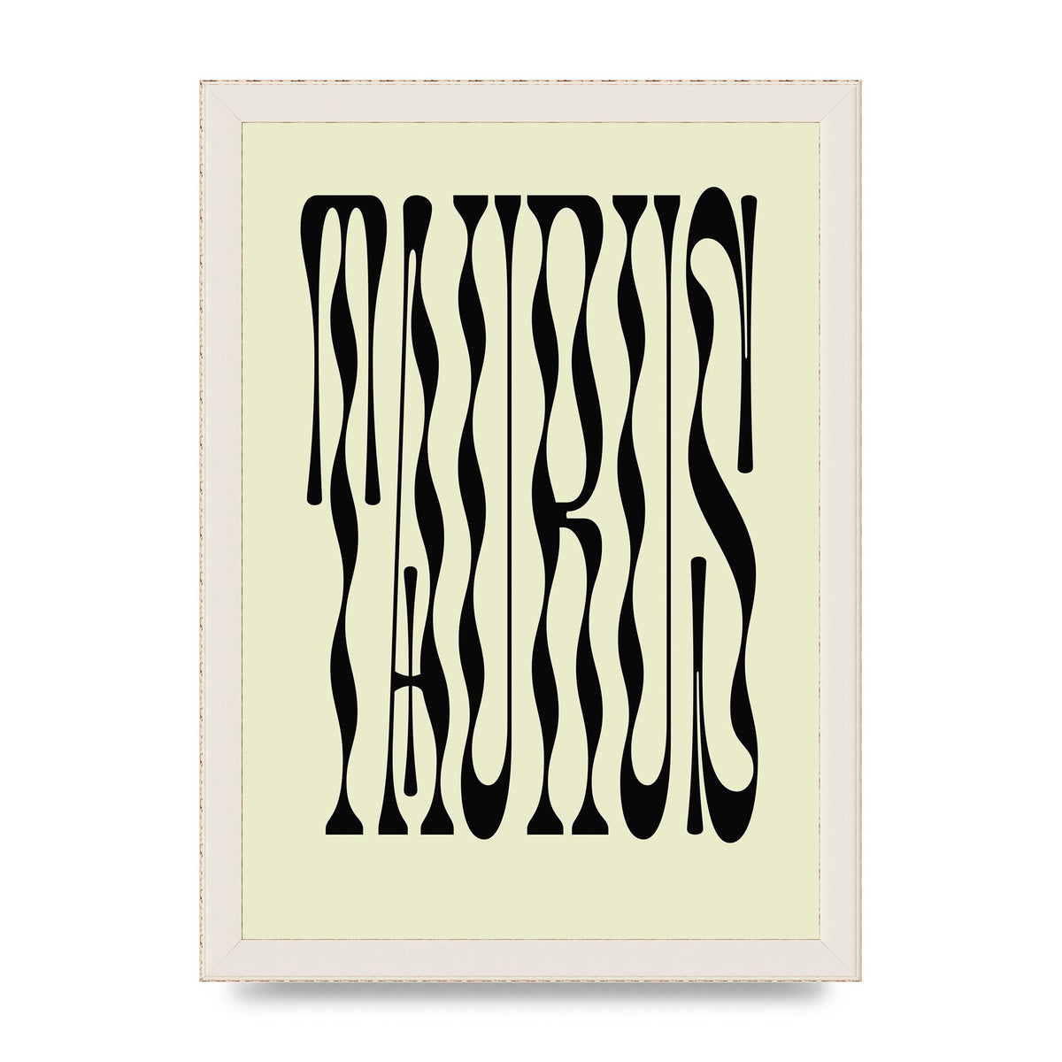 Star Sign Taurus Art For The Home - A4 framed