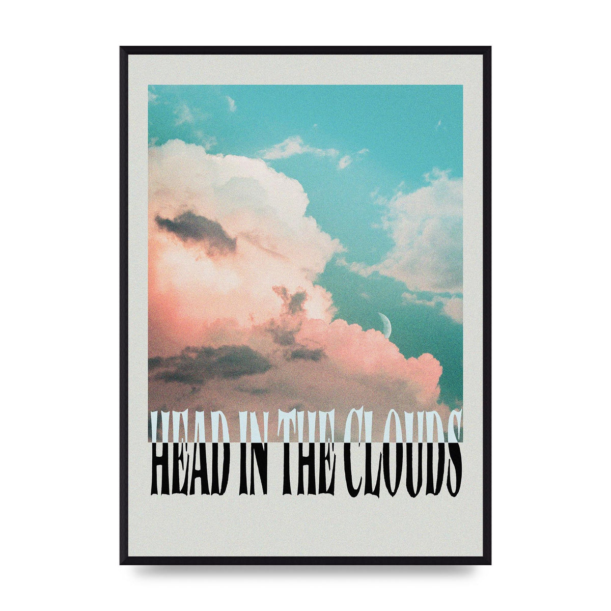 Head In The Clouds Art For The Home - A2 framed