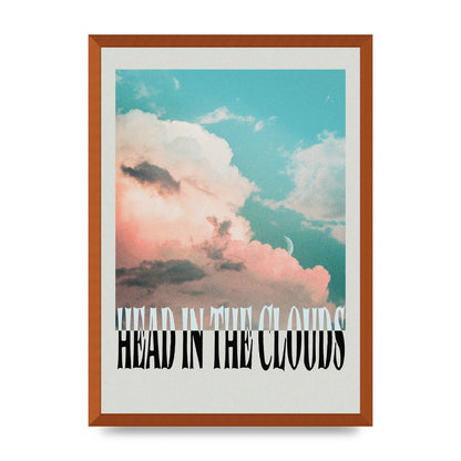 Head In The Clouds Art For The Home - A2 framed