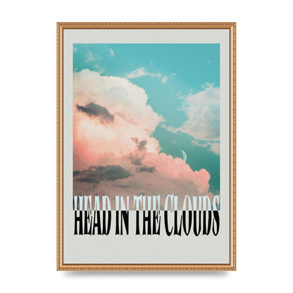 Head In The Clouds Art For The Home - A2 framed