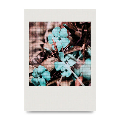 Mosaic Flower Three Printed Poster - unframed print