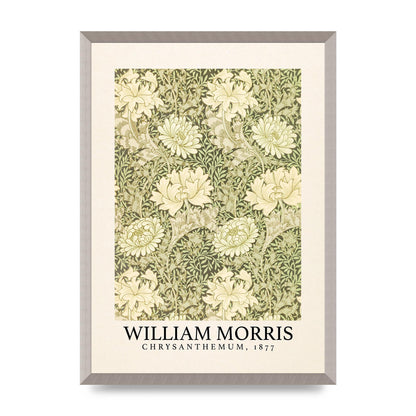 William Morris Chrysanthemum 1877 Printed Poster - A2 framed