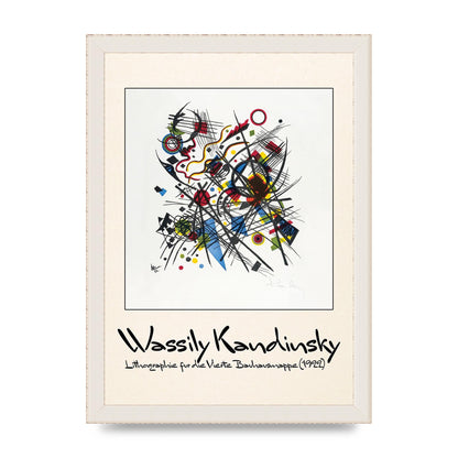 Wassily Kandinsky Lithographie Fur Die Vierte Bauhausmappe 1922 Art For The Home - A4 framed
